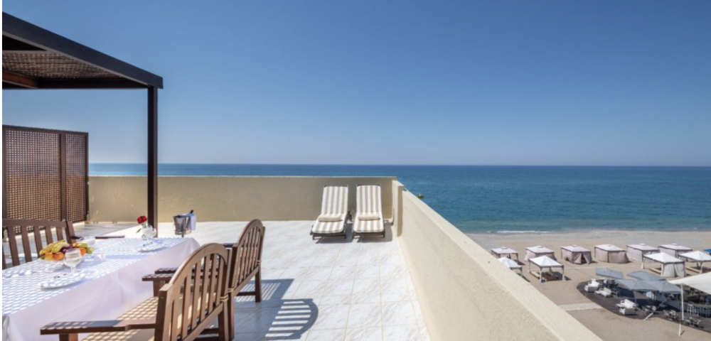 DELUXE TWO BEDROOM SUITE SEA VIEW MAIN BUILDING, Aquila Rithymna Beach 5*