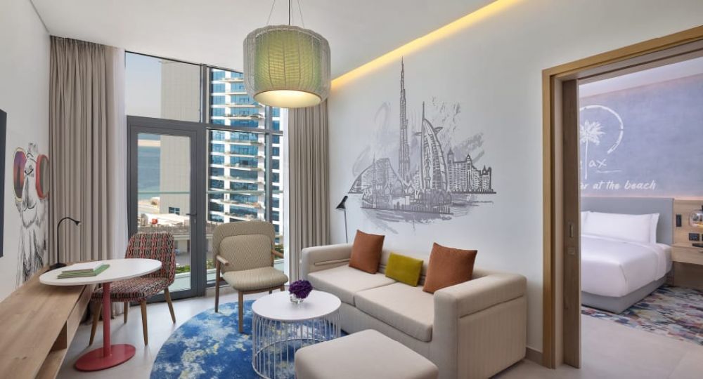 One Bedroom Sea View Club Suite, NH Collection Dubai The Palm 4*