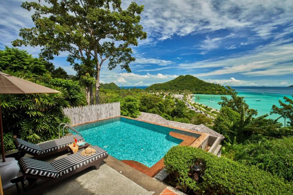 Oceanview Hillside Pool Villa, Saii Phi Phi Island Village (ex. Phi Phi Island Village Beach Resort) 4+