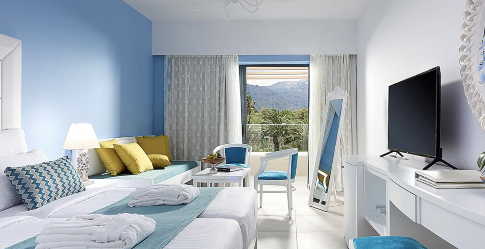 DELUXE ROOM WITH GARDEN VIEW, Mythos Palace Resort & Spa 5*