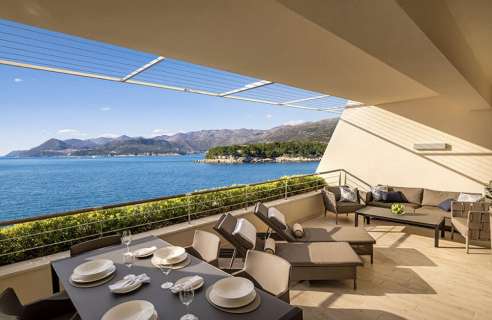V Level Presidential Suite for 2+2 Seaview, Valamar Collection Dubrovnik President 5*