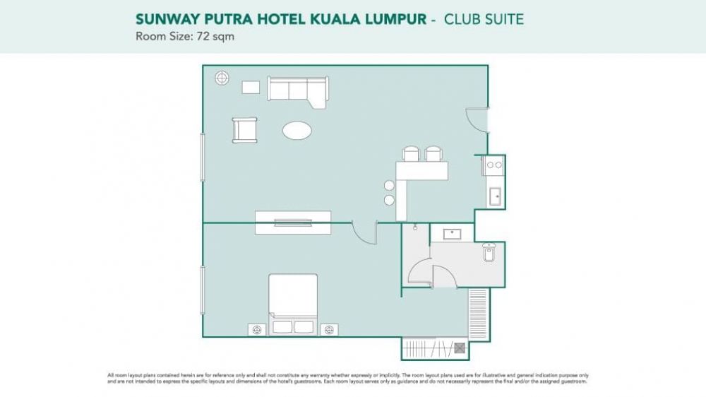 Executive Suite, Sunway Putra Hotel, Kuala Lumpur 5*