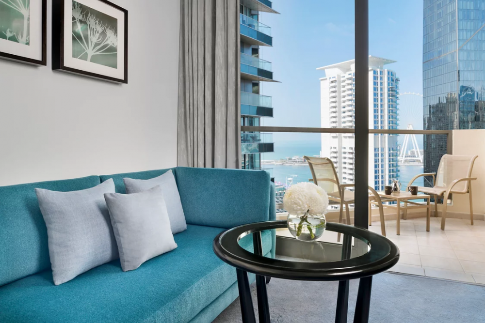 Executive Partial Sea View with Balcony, Movenpick Hotel Jumeirah Beach 5*