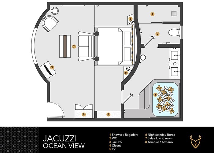 Jacuzzi Room Garden/ Ocean View, Desire Riviera Maya Resort | Couples Only 21+ 5*