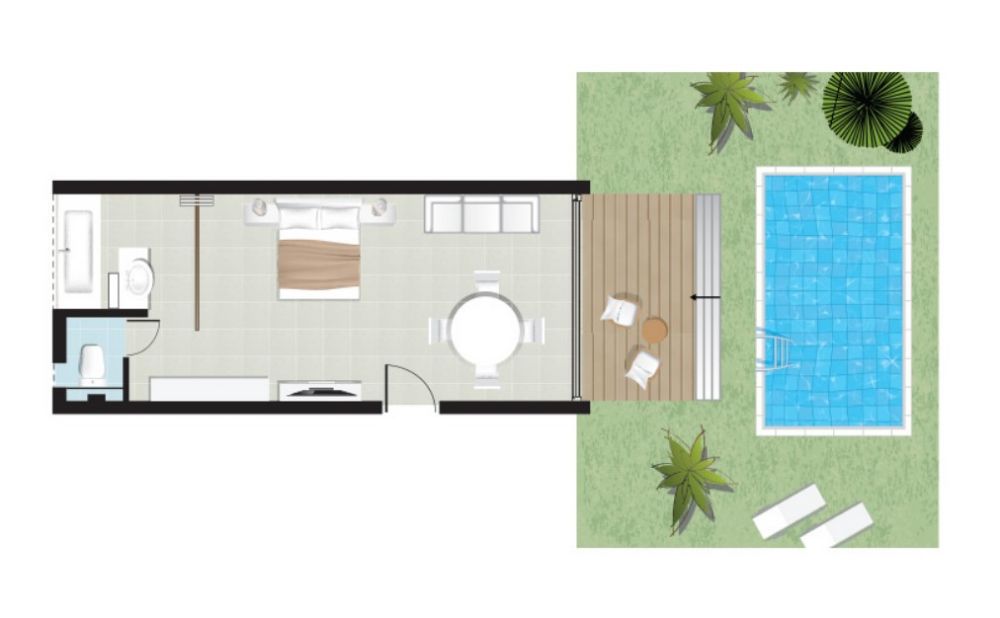 Deluxe Bungalow Private Pool, Grecotel Cape Sounio Exclusive Resort 5*