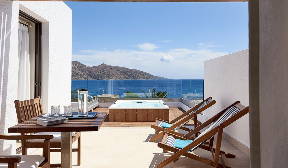 Club Suite Outdoor Hot Tub Seafront View, St. Nicolas Bay Resort Hotel and Villas 5*