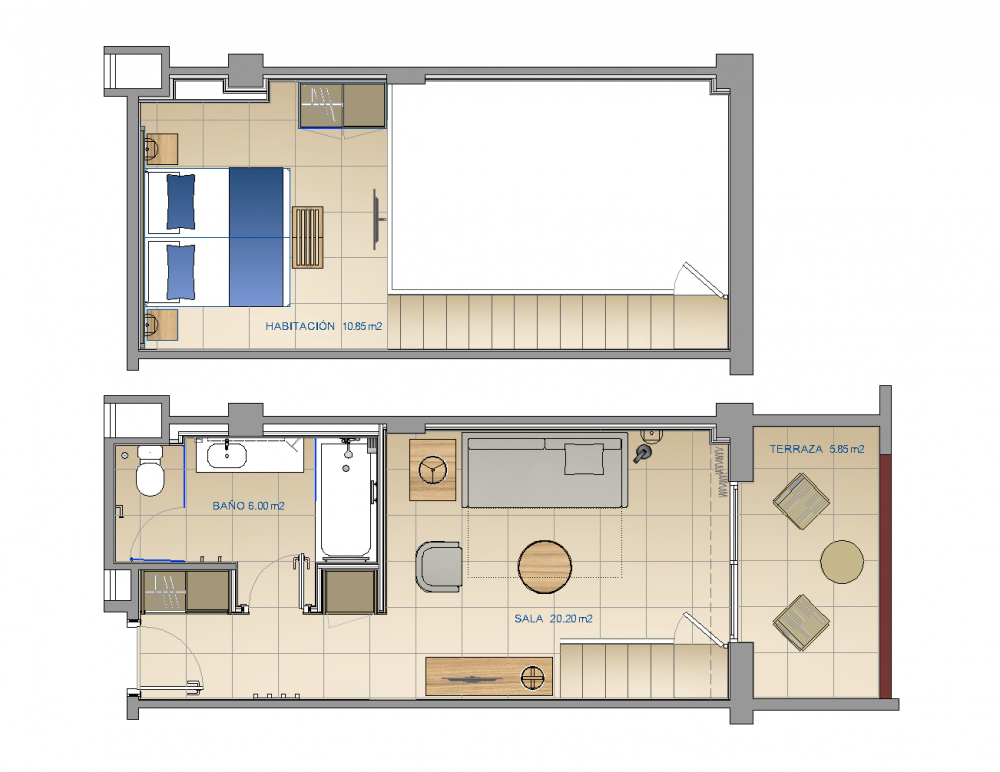 Superior Duplex Room, Estival Park Almaris 4*