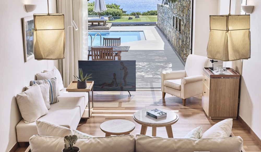 CLUB OPEN PLAN SUITE PRIVATE POOL SEAFRONT, St. Nicolas Bay Resort Hotel and Villas 5*