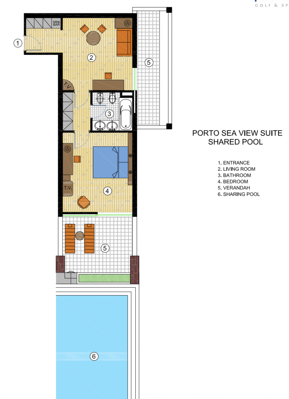 Porto Sea View Suites Shared Pool, Porto Elounda Golf and Spa Resort 5*