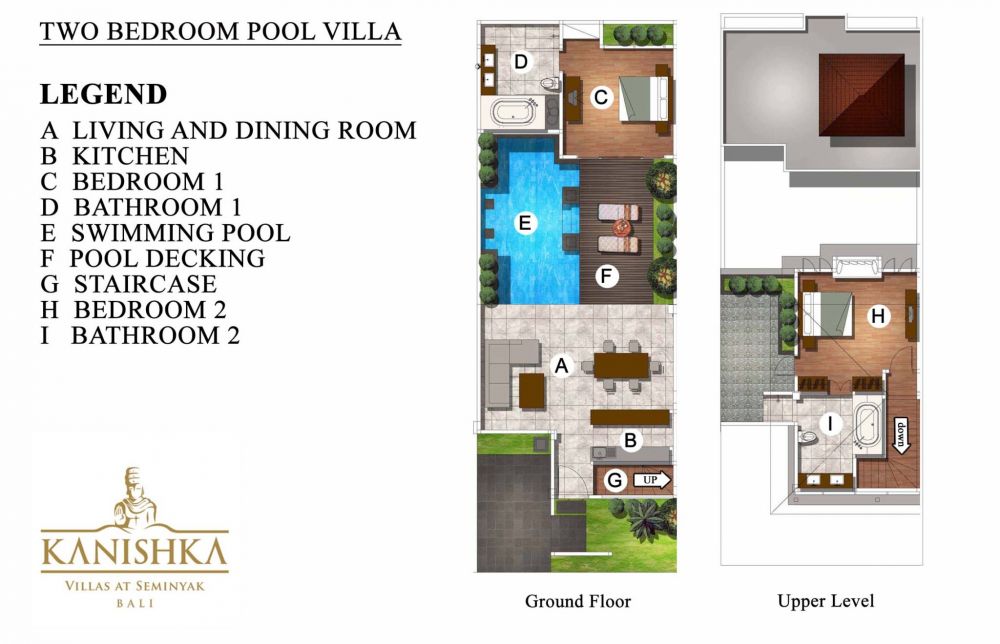 2BR Private Pool Villa, Kanishka Villas Seminyak 4*