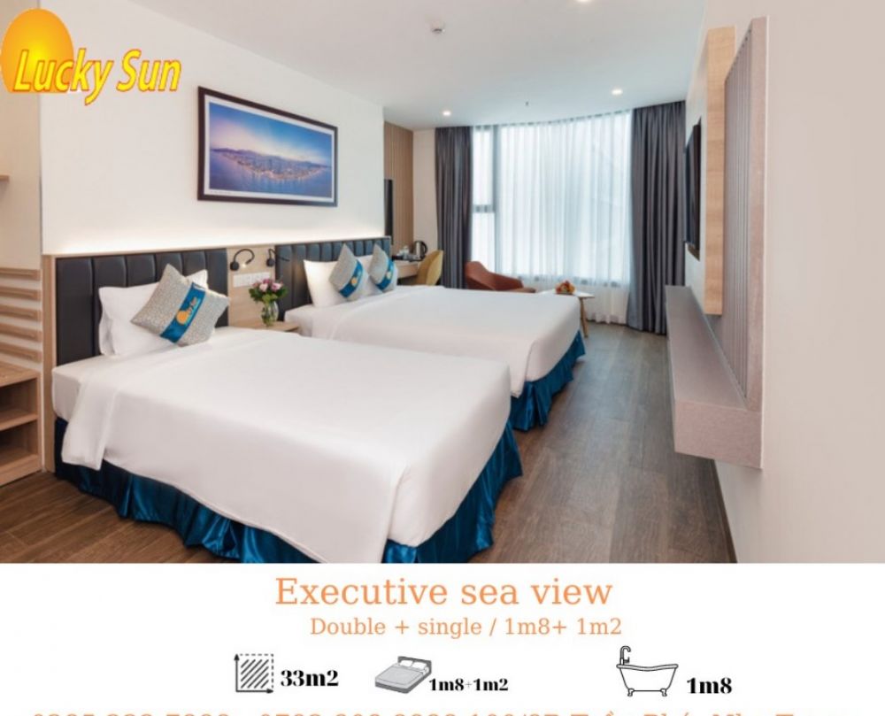 Executive Triple Sea View, Lucky Sun Hotel 3+