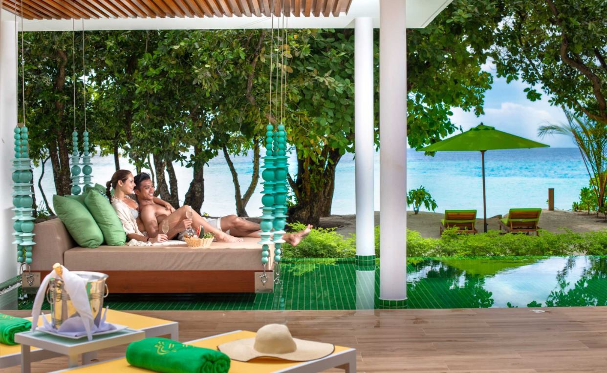 Superior Beach Villa with Pool, Emerald Maldives Resort & Spa 5*
