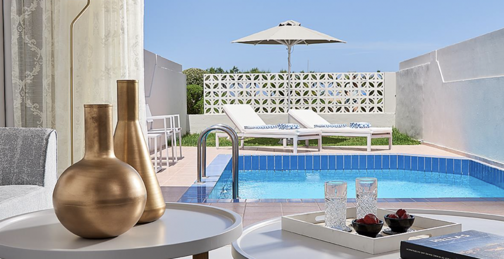 MYTHOS BEACH-FRONT VILLA WITH PRIVATE POOL, Mythos Palace Resort & Spa 5*