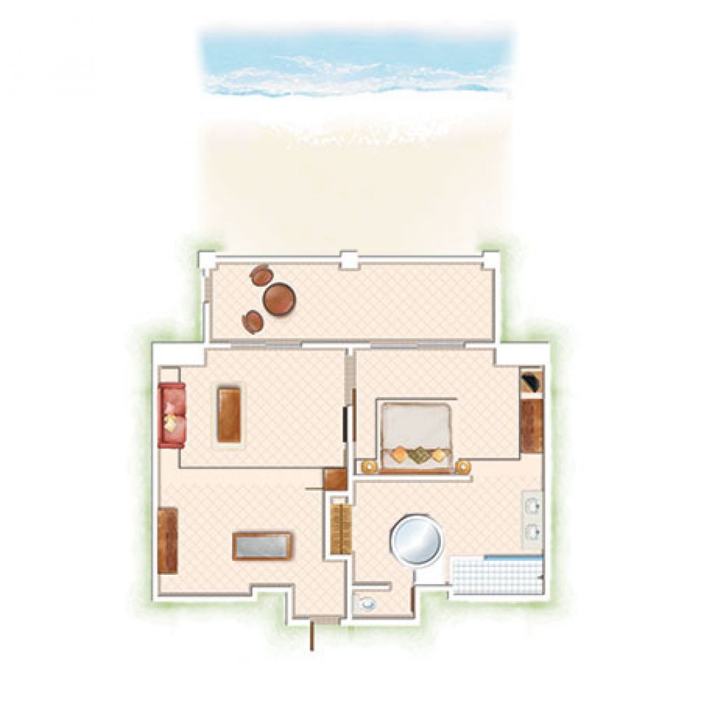 Senior Suite, Shandrani Beachcomber Resort & SPA 5*