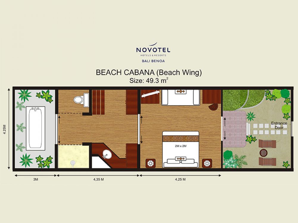 Beach Cabana, Novotel Bali Benoa 4*