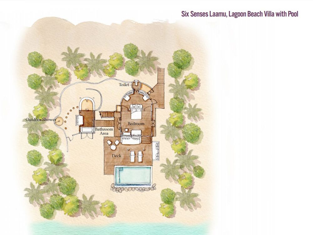 Lagoon Beach Villa With Pool, Six Senses Laamu 5*